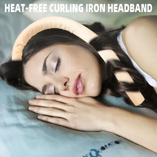 Rulos Sin Calor Cinta Seda Amarilla Para Ondas Suaves
