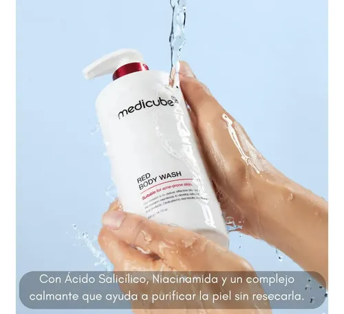 Gel De Baño Corporal Red Acne Medicube Piel Acneica 400g