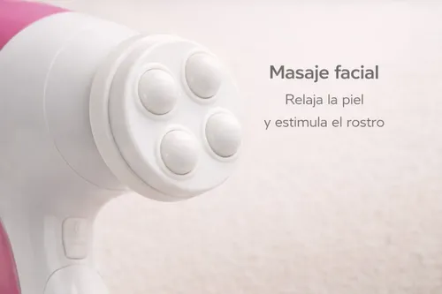 Cepillo Facial Electrico 5 En 1 Limpieza Masaje Exfoliante