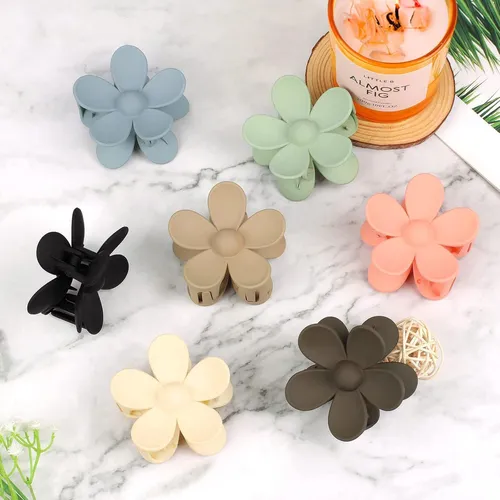 Clip De Garra De Flor 7 Piezas Vivinin Para Cabello Grueso