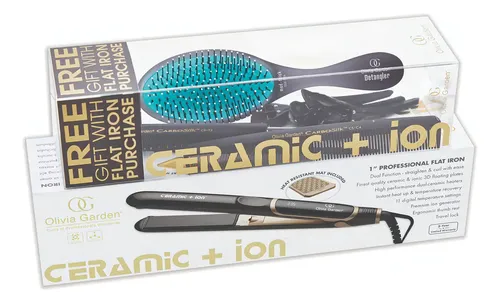 Plancha de pelo Olivia Garden Ceramic Ion negra