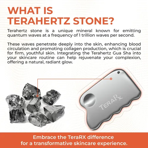 Herramientas De Masaje Terahertz Stone Gua Sha Y Terarx Para