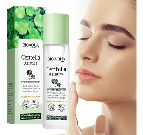 Tónico Facial Centella Asiática Bioaqua Antiacne Todo Tipo De Piel Día/noche