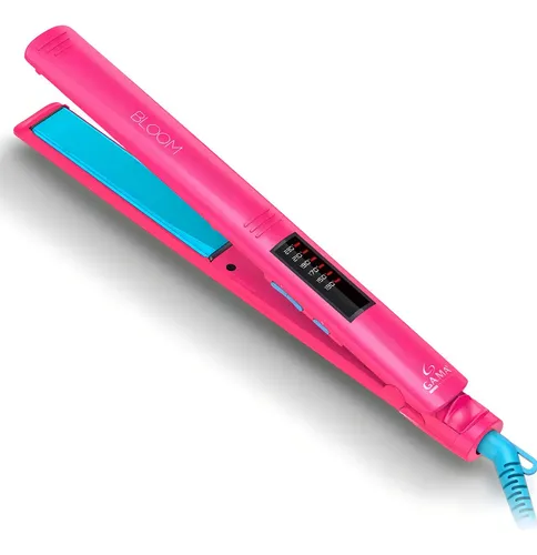 Planchita De Pelo Ga.ma Italy Elegance Bloom Led Color Rosa