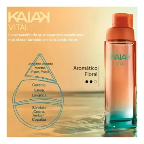 Kaiak Vital Femenino Kit Versión 100ml Más 25ml