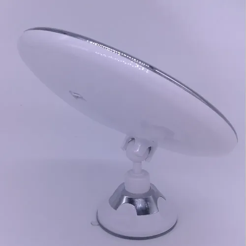 Espejo De Maquillaje Redondo De Sobremesa Led Con Aumento De