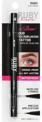 Lápiz De Cejas Waterproof Dual De Tinta Líquida Marrón