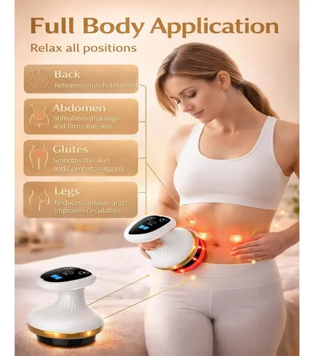 Dispositivo Eléctrico Gua Sha For Herramienta De Masaje De Blanco