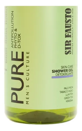 Sir Fausto Pure Shower Gel De Ducha Corporal Detox X 250ml