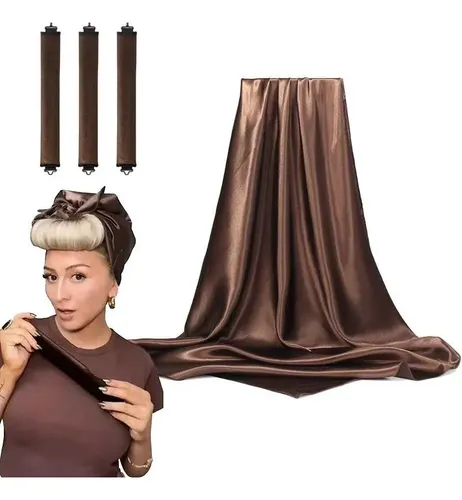 Set Rizador Sin Calor 5 Piezas Con Cinta Y Vincha Suit