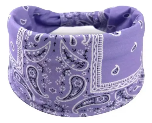 4 Uds. Diadema Ancha Morada For Yoga, Entrenamiento, Pelo,