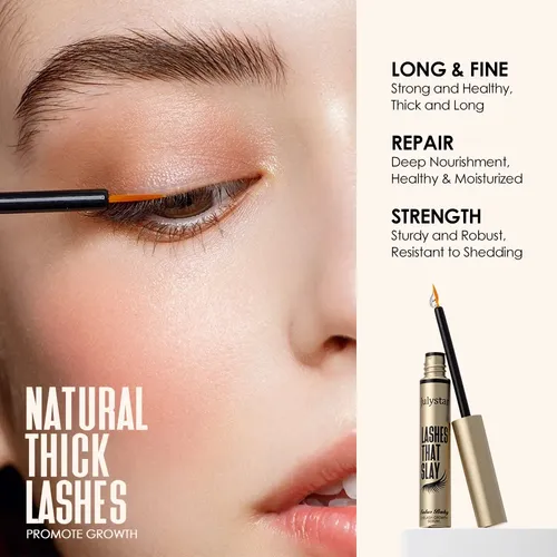Eyelash Enhancer 5ml, Brow Thickener Lengthening Curling Set