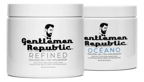 Gel Para El Cabello Gentlemen Republic, 16 Oz, Refinado Y Oc