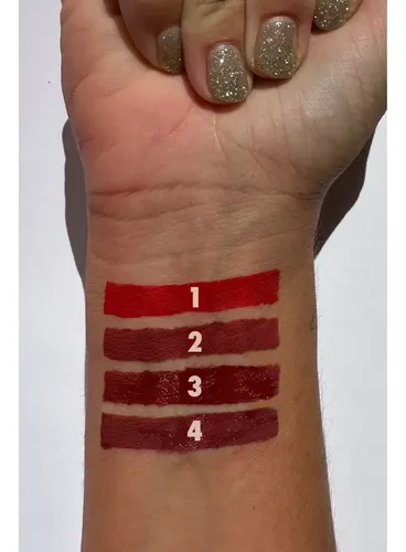 Matte Liquid Lipstick Dapop – Labial Rojo Intransferible Color 1