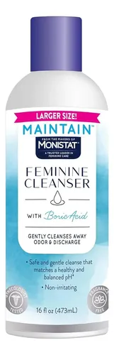 Limpiador Íntimo Monistat Con Ácido Bórico 16 Oz