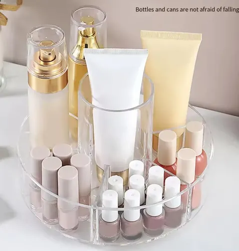 Organizador Maquillaje Bandeja Giratoria Cosmeticos Especias
