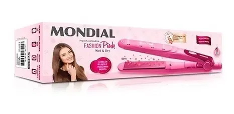 Planchita De Pelo Mondial P-16 Fashion Pink Tourmaline Ion