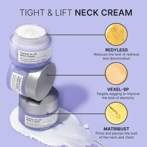 Q. .crema Reafirmante Para El Cuello Crema Y.