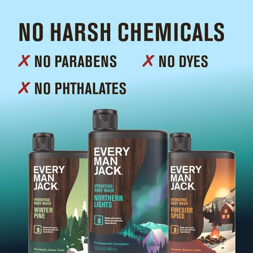 Set De Regalo De Gel De Baño Every Man Jack Para Hombre, 400