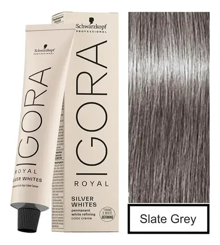 Tintura Schwarzkopf Igora Royal Absolutes Silverwhite 60 Ml Tono Slate grey