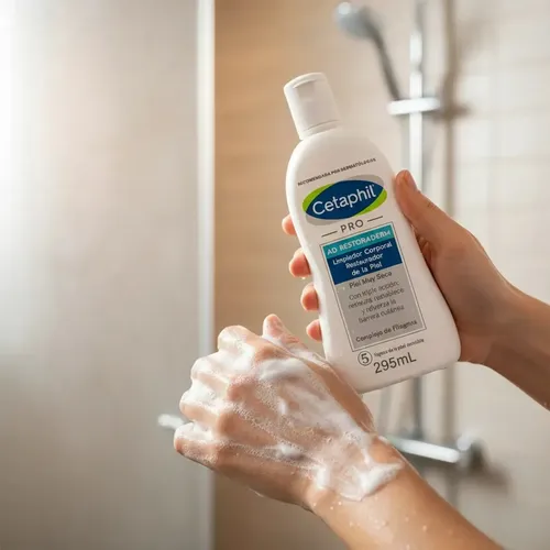 Limpiador Corporal Restaurador de la Piel Cetaphil Pro Ad Restoraderm para Pieles Atópicas