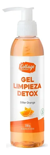 Gel De Limpieza Facial Detox Naranja X 200 Grs Collage