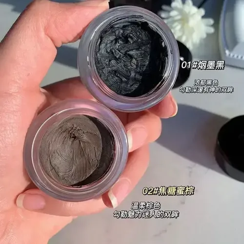 Delineador Gel Y Pomada Cejas A Prueba De Agua 2 Tonos Pro
