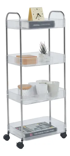 Organizador Productos De Belleza 4 Estantes Transparentes