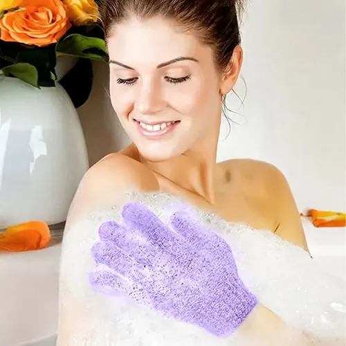 Guante Exfoliante Para Baño Spa Corporal Facial Piel X 10 U.