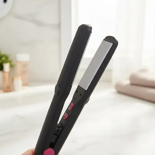 Plancha De Pelo Legatus Modelo Lpl035a Profesional – Negro Y Rosa