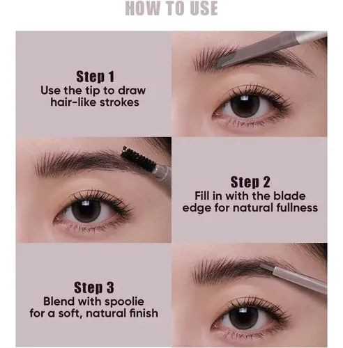 Lápiz De Cejas De Precisión De Judydoll 01 Smoke Gray