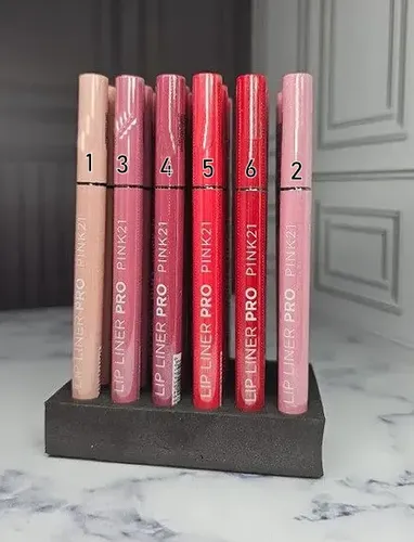 Delineador De Labios Pink21 Lip Liner Pro Larga Duración Color 01