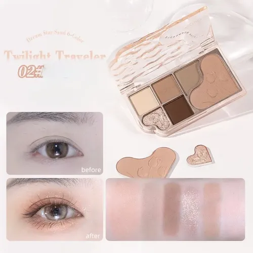 Novo Paleta Sombras+rubor+iluminador Maquillaje Coreano