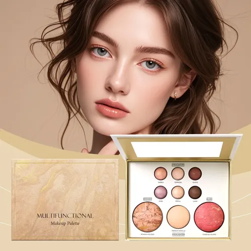 Paleta De Maquillaje Multiuso Amz Gold-tone