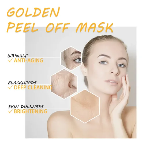 Máscara Facial Peel Off Oro 24k Ácido Kójico 80 G