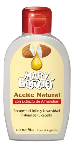 Aceite Con Extracto De Almendras Mary Bosques De 60 X6 Uni
