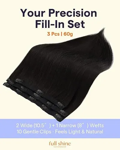 Extensiones Clip Cabello Humano Remy Full Shine Lacio