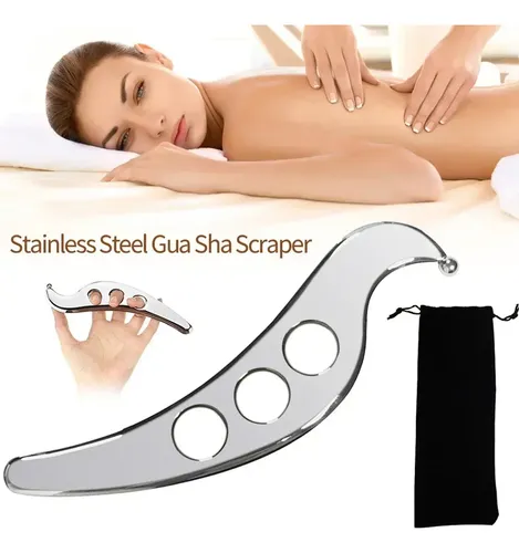 Cuchillo Sha Gua De Steel Tools Para Masaje, Acero Inoxidabl