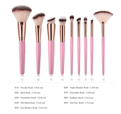Set De Brochas De Maquillaje