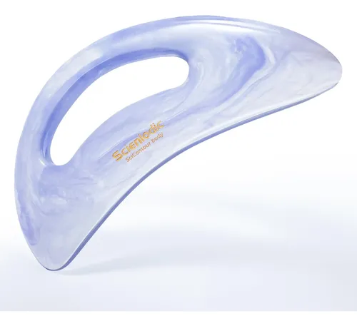 Herramienta Gua Sha Scienlodic Resina Mango Azul