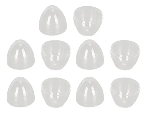 Estuche Portátil Con Forma De Huevo Transparente Para Esponj