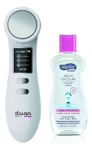 Masajeador Limpiador Facial Anti Age Duga D350 Agua Micelar