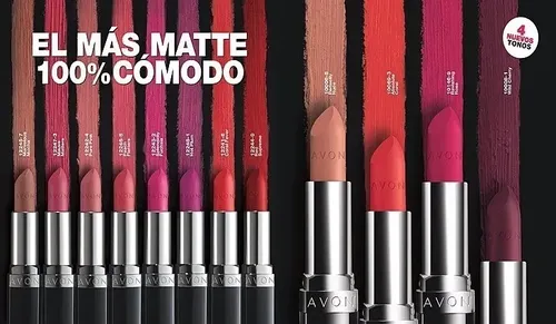 Avon Lápiz Labial Ultra Color Ultra Matte – Azn Color Red Supreme