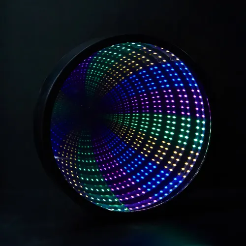 1 Pieza De Luz Led Para Espejo Infinito, Montada En Pared Y