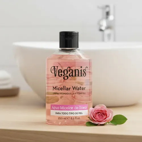 Veganis Agua Micelar De Rosas X 250 Ml Veganis