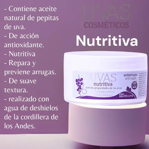 Carmen Suain Uvas Cosmeticos Crema Nutritiva 120ml