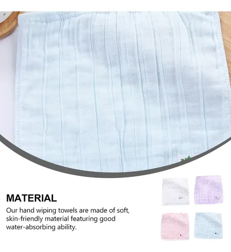 Toallitas Cuadradas Absorbentes Para Rostro, 4 Uds.