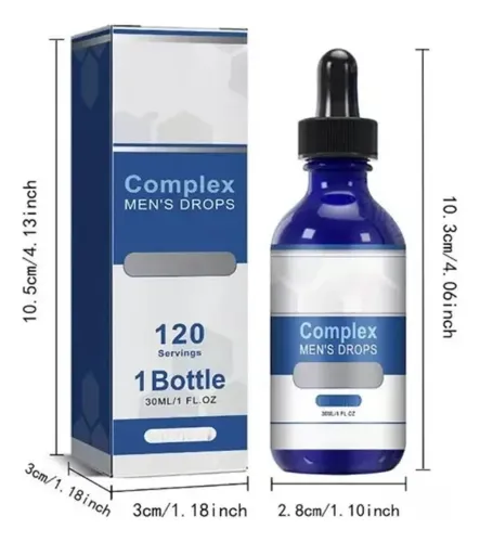 5×complex Mens Drops, Gotas Vitamínicas Gestión Junwt