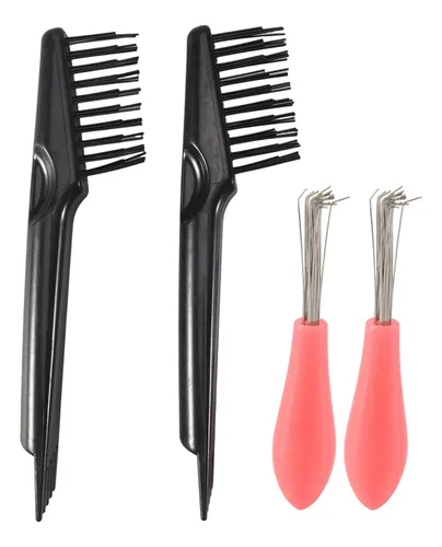 Herramienta De Limpieza De Cabello, 4 Piezas, Peine, Cepillo