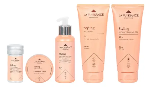 La Puissance Styling Kit Completo Gel Cera Crema Fijación